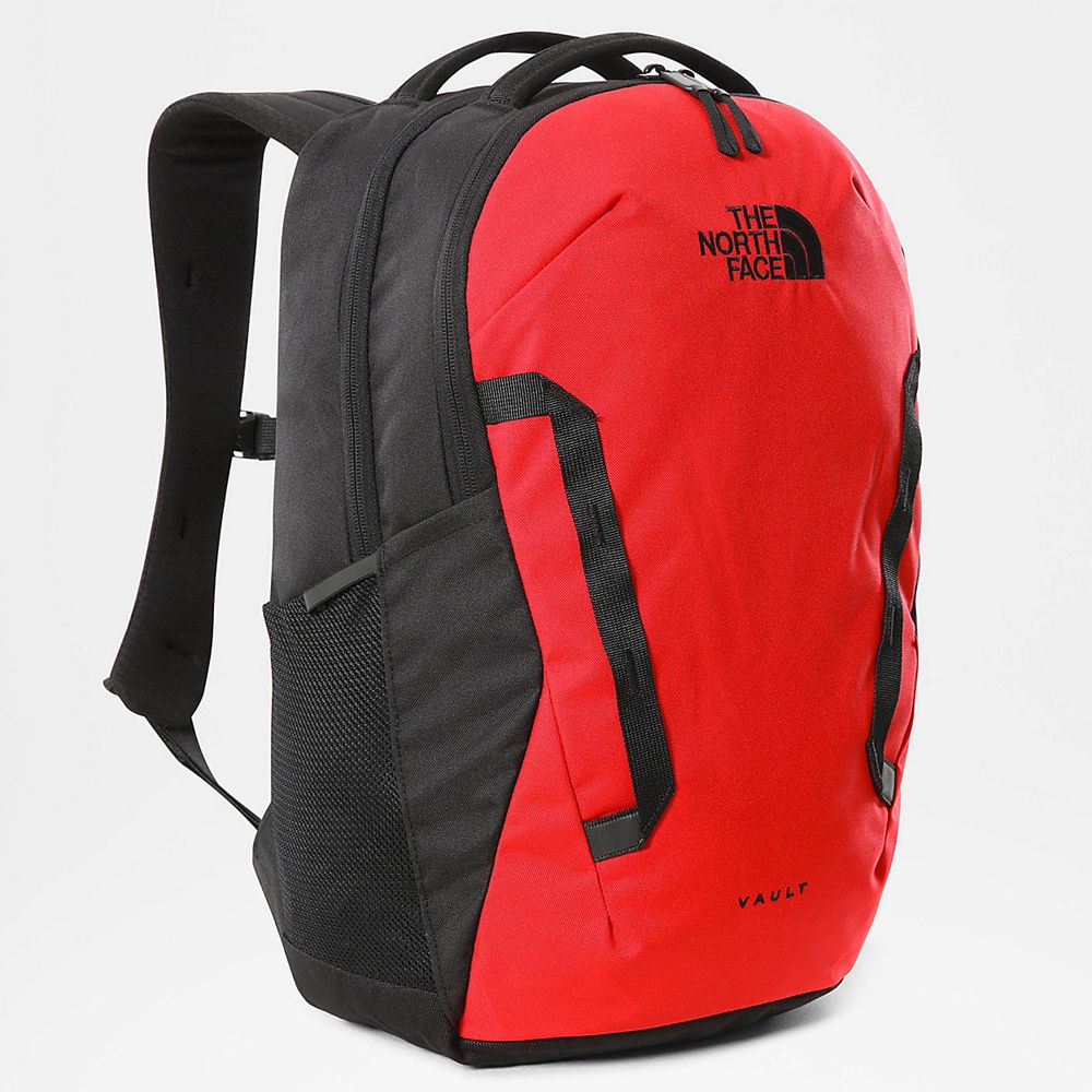 The North Face Backpacks Mens Australia - The North Face Vault Red / Black (LAR-294018)